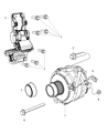 Jeep Compass Alternator Diagram - 4801477AG