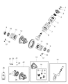 Ram Transfer Case Shim Diagram - 5086707AB