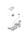 Dodge Durango Automatic Transmission Shift Levers Diagram - 56054430AB