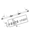 2008 Dodge Sprinter 3500 Drive Shaft Diagram - 68006641AA