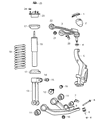 Jeep Liberty Control Arm Diagram - 52109986AG