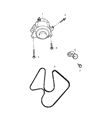 Dodge Durango Belt Tensioner Diagram - 53030958AE
