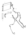 2011 Ram 1500 Transmission Oil Cooler Hose Diagram - 55056859AA