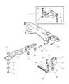 Chrysler Sebring Crossmember Bushing Diagram - MR311113