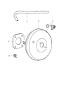 2010 Jeep Compass Brake Booster Vacuum Hose Diagram - 5105964AA