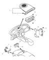 Chrysler Sebring Ambient Temperature Sensor Diagram - MR320628