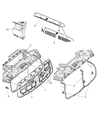2004 Dodge Ram 3500 Grille Diagram - 5GR97WS2AE