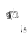 Chrysler Sebring A/C Compressor Diagram - 55111541AC