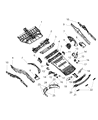Dodge Durango Axle Beam Diagram - 68043160AB