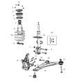 Ram C/V Coil Spring Insulator Diagram - 4721581AA