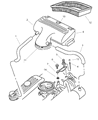 Jeep Crankcase Breather Hose Diagram - 53008675AB