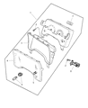 2000 Dodge Durango Instrument Cluster Diagram - 56045387AE