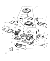 2014 Ram 1500 Automatic Transmission Shift Levers Diagram - 5LP381X9AA
