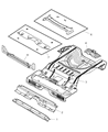 2006 Dodge Stratus Floor Pan Diagram - 4646557AF