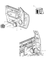 Dodge Car Speakers Diagram - 56046171AA