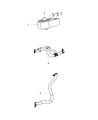 Chrysler 200 Radiator Hose Diagram - 5058621AG