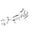 2008 Jeep Commander Tail Pipe Diagram - 52090458AH