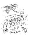 Dodge Nitro Glove Box Diagram - 1GH491JJAA