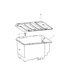 Dodge Sprinter 2500 Battery Tray Diagram - 68006357AA