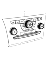 Chrysler 300 A/C Switch Diagram - 56054903AB