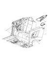 Chrysler Sebring Armrest Diagram - 1JZ20XT1AA