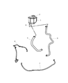 Dodge Magnum Power Steering Hose Diagram - 4782951AC