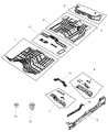 Ram 5500 Front Cross-Member Diagram - 55372350AB