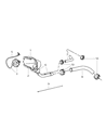 2008 Dodge Ram 2500 Fuel Filler Neck Diagram - 52110305AA