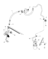 1999 Jeep Wrangler A/C Hose Diagram - 55037437AB