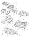 2017 Jeep Grand Cherokee Transmission Pan Diagram - 5182517AB