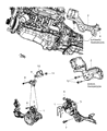 Ram 1500 Engine Mount Bracket Diagram - 68044127AA