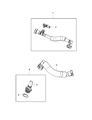 Ram PCV Valve Hose Diagram - 53011328AB