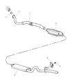 1997 Jeep Grand Cherokee Catalytic Converter Diagram - 5083054AD