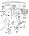 Chrysler Ignition Lock Assembly Diagram - 5098721AA