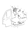 Dodge Sprinter 2500 Door Latch Assembly Diagram - 5131968AA