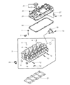 Chrysler Sebring Cylinder Head Bolts Diagram - MD191470