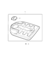 Jeep Cherokee Engine Cover Diagram - 4627429AA