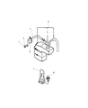 Chrysler Sebring Coolant Reservoir Diagram - MB957770