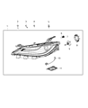Chrysler 200 Light Socket Diagram - 68250490AA