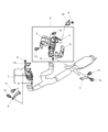 Chrysler Sebring Catalytic Converter Diagram - MR464478