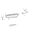 Dodge Viper Back Up Light Diagram - 5035178AB