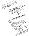 Chrysler Crossfire Front Cross-Member Diagram - 5096669AA