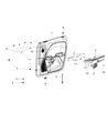 2016 Dodge Challenger Armrest Diagram - 5LE451XGAC