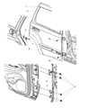 2014 Dodge Durango Door Hinge Diagram - 68148515AB