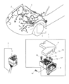 Chrysler Sebring Relay Block Diagram - MR588530