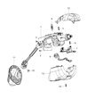 Dodge Journey Steering Column Diagram - 5057548AE