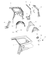 2020 Dodge Journey Wheelhouse Diagram - 5116277AE