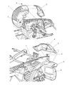 2008 Dodge Viper Wheelhouse Diagram - 4865724AB