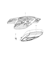 2022 Dodge Charger Dome Light Diagram - 5PL43DX9AD