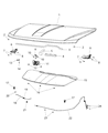 Dodge Hood Diagram - 5076777AE